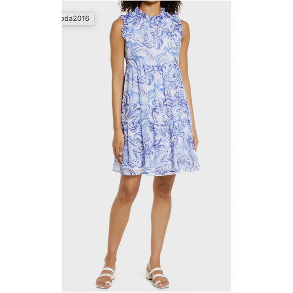Lilly Pulitzer Dresses & Skirts - NWT Lilly Pulitzer Jazzy Dress Resort White Don't Be Jelly Sleeveless Size M